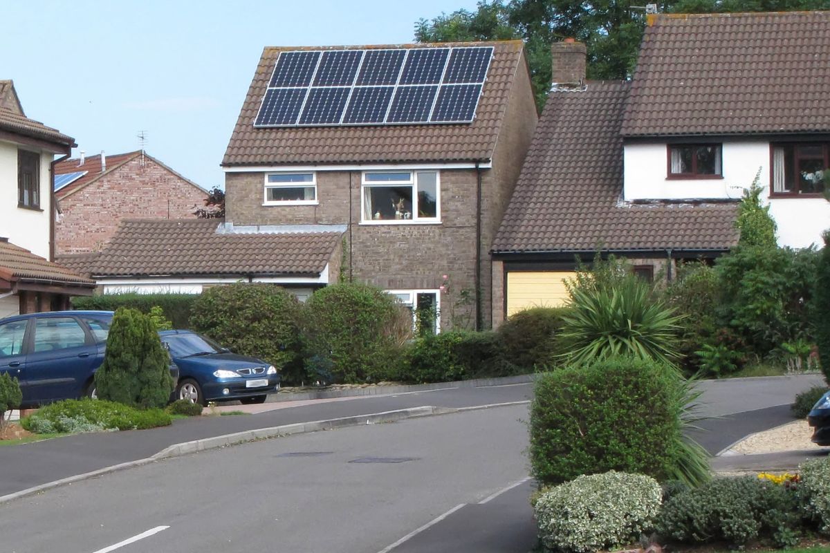 Photo 1 — Residential solar kit 3 kWp, installed