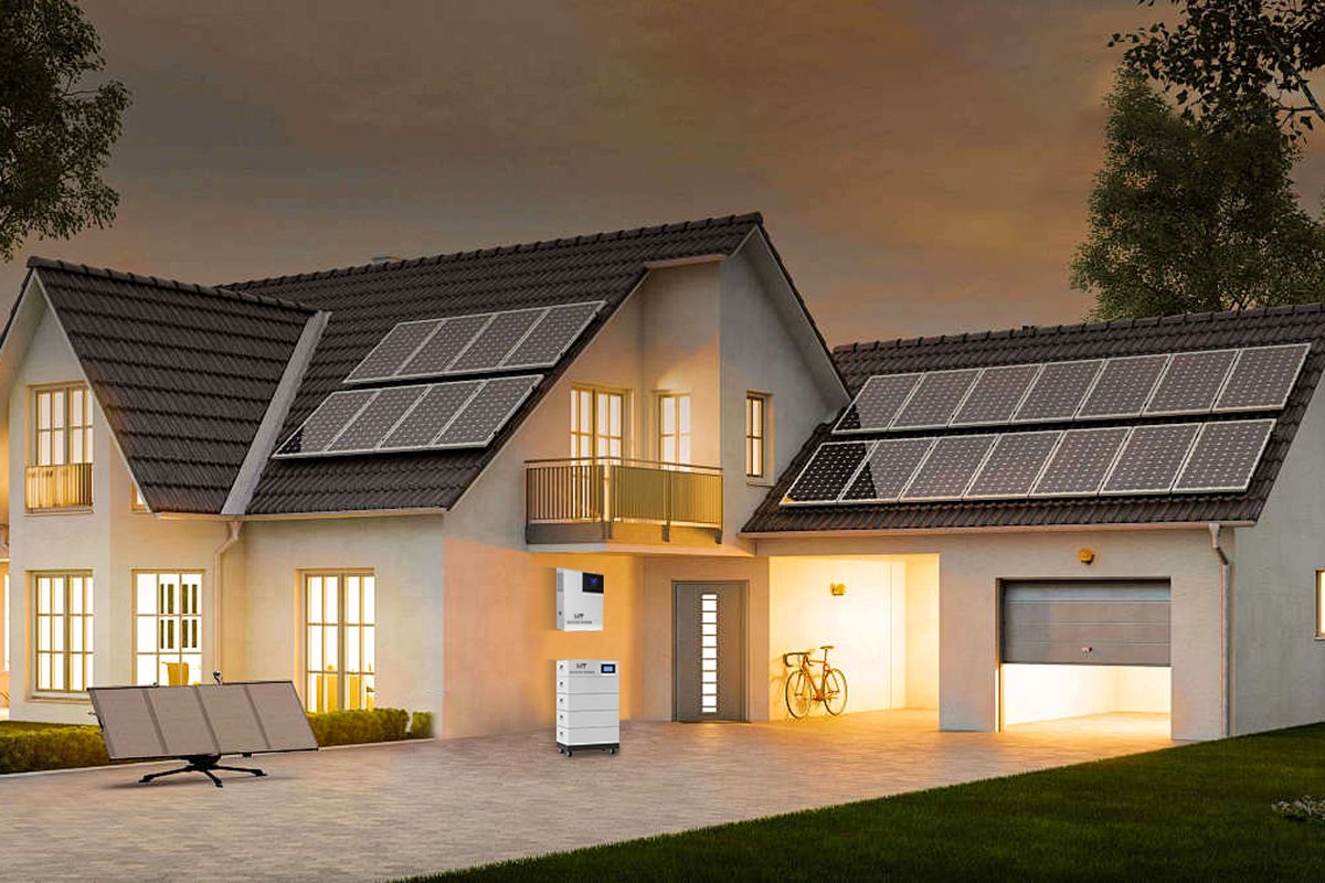 Photo 1 — Lithium battery 5 kWh for solar storage