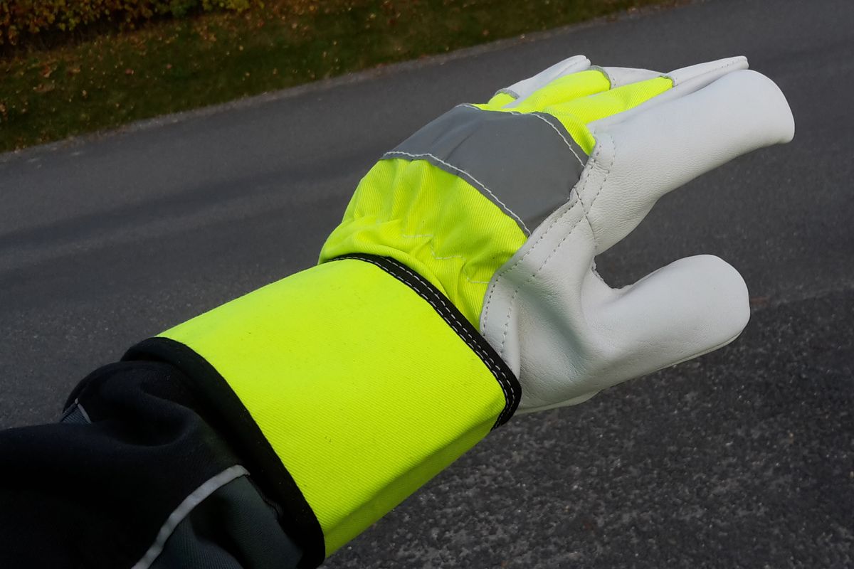 Photo 1 — Gants de manutention cuir fleur — carton de 120 paires